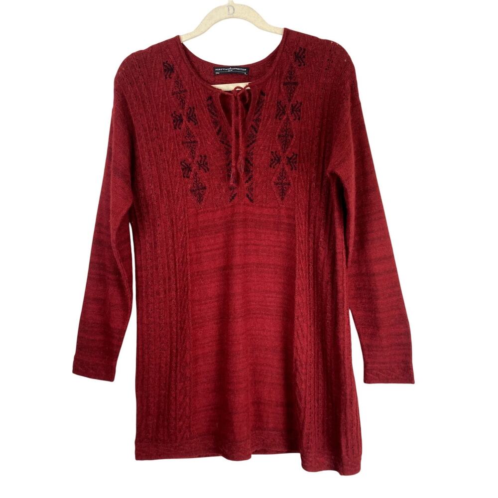 Peruvian Connection women's artisan handcrafted sweater.